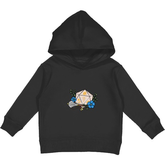 Discover Pike Trickfoot d20 Dice  Pike Trickfoot d20 Dice Kids Pullover Hoodies