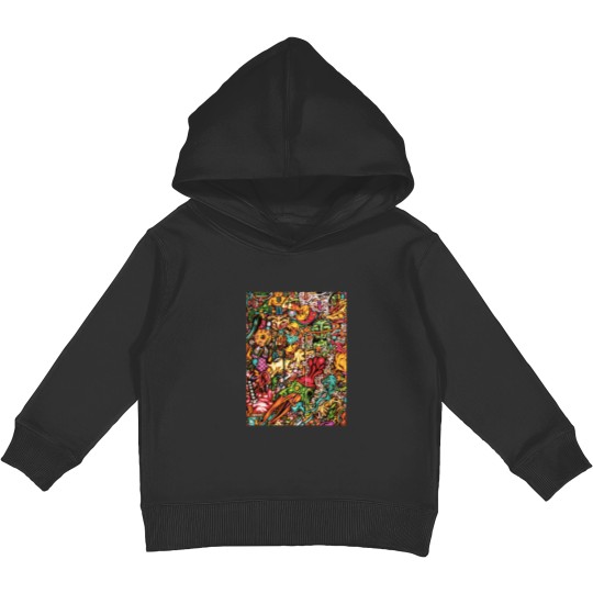 Discover mr bungle-sleeve cover Graphic Kids Pullover Hoodies