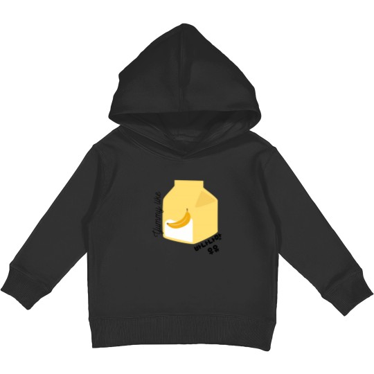 Discover Yummy Like Banana Flavored Milk - Korean 226 Kids Pullover Hoodies