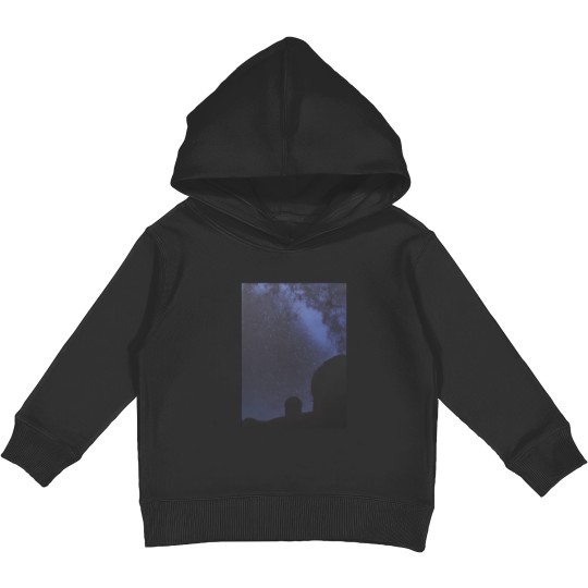 Discover Dark Blue Stars Sky Sticker 614 Kids Pullover Hoodies