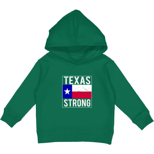 Discover Texas Strong - Texas - Kids Pullover Hoodies