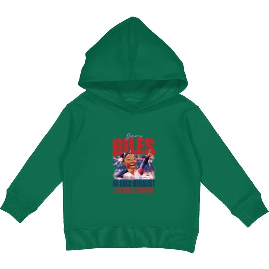 Discover Simone Biles Summer Olympic Games Bootleg Kids Pullover Hoodies, 2024 Olympics