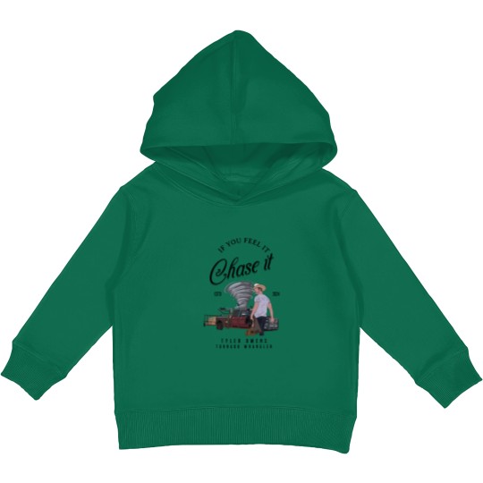 Discover Tyler Owens Twisters Kids Pullover Hoodies - If You Feel It, Chase It