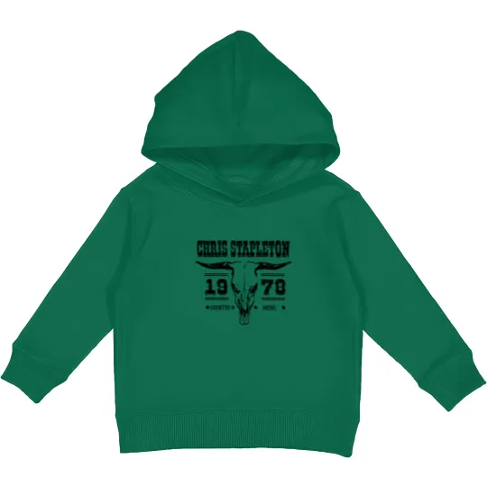 Discover Chris Stapleton ESTD 1978 Kids Pullover Hoodies, Chris Stapleton Bullhead