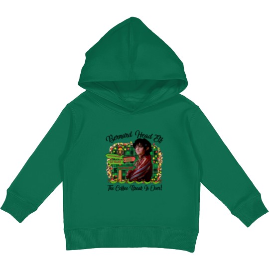 Discover Bernard Head Elf The Coffee Break Is Over The Santa Clause Movie  Kids Pullover Hoodies
