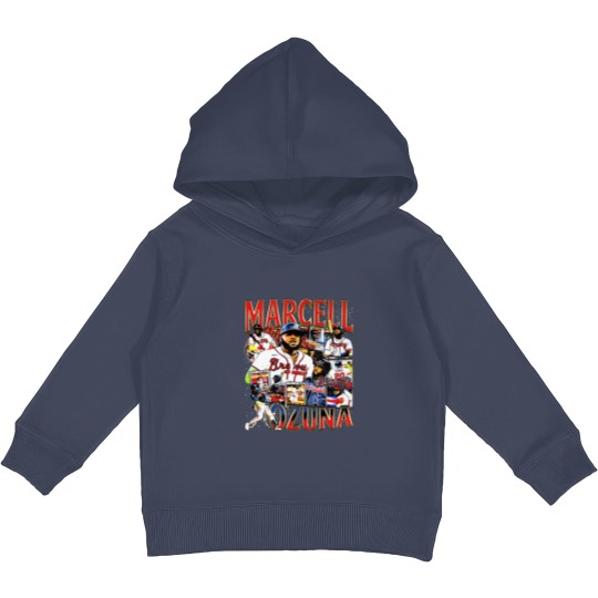Discover Vintage 90s Graphic Style Marcell Ozuna Kids Pullover Hoodies Vintage Sport Kids Pullover Hoodies