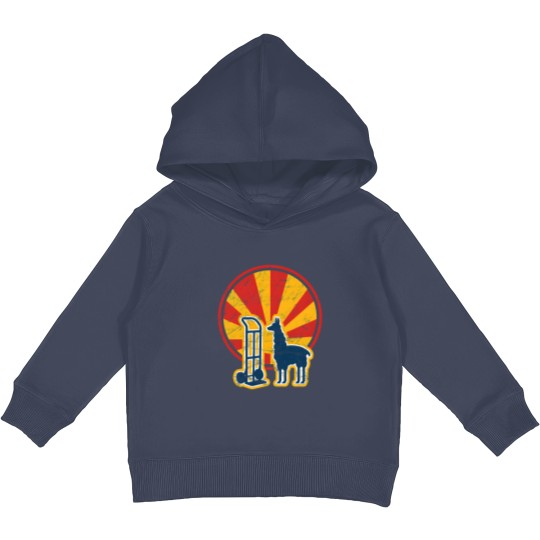 Discover Dolly Llama Kids Pullover Hoodies