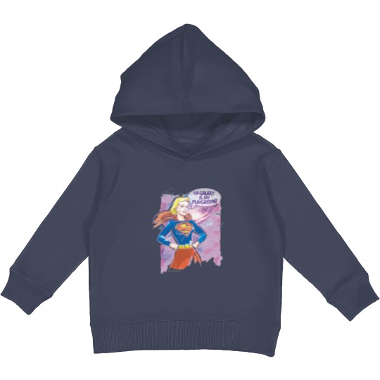 Discover Supergirl Galaxy Kids Pullover Hoodies