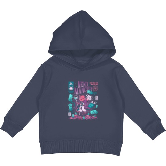 Discover Nekomancer Kids Pullover Hoodies