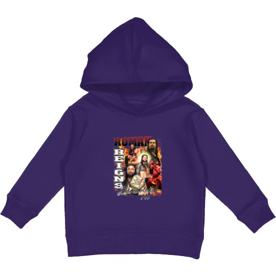 Discover Roman Reigns Acknowledge Me Unisex Softstyle Kids Pullover Hoodies, Roman Reigns Unisex Kids Pullover Hoodies