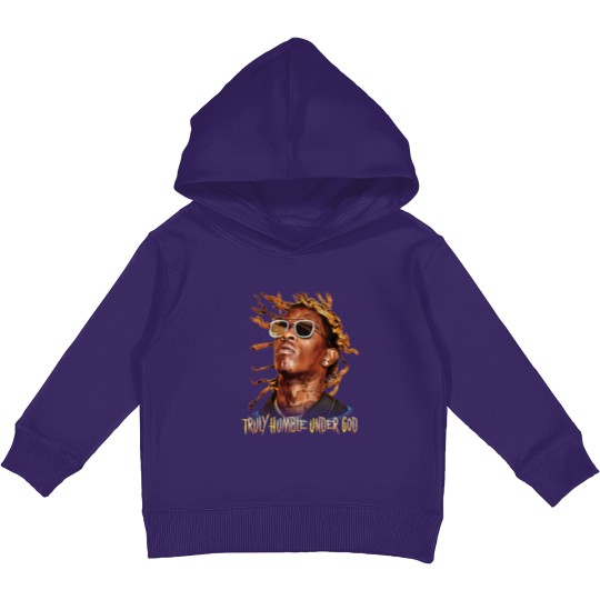 Discover Young Thug Kids Pullover Hoodies Jeffery Williams Free Thugger Rap Kids Pullover Hoodies
