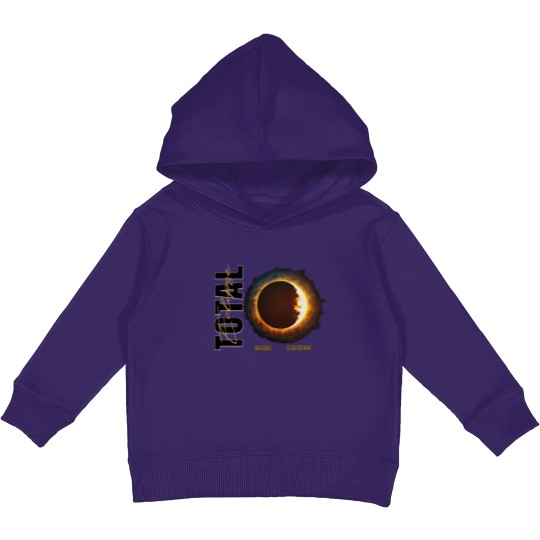 Discover Custom Total Solar Eclipse April 2024 Kids Pullover Hoodies, America Totality Eclipse 2024