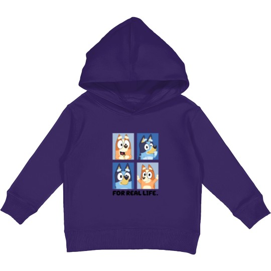 Discover BlueyDad For A Real Life Kids Pullover Hoodies | BlueyDad And Bingo Kids Pullover Hoodies