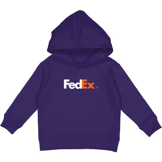 Discover FedEx Ground Delivery Logo Kids Pullover Hoodies