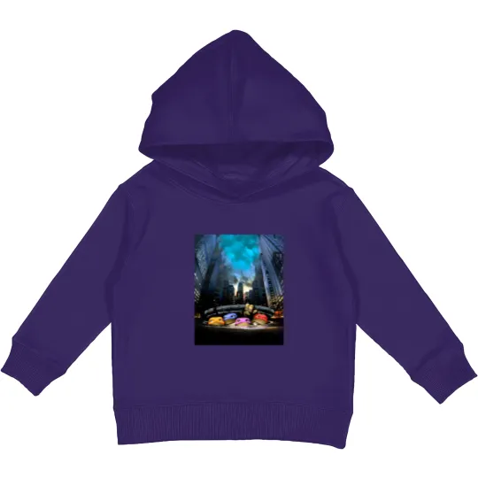 Discover Sewer Turtles 1990 Kids Pullover Hoodies