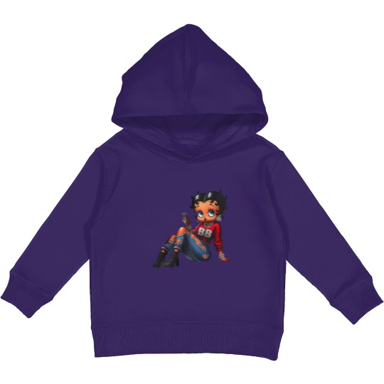 Discover Betty Boop Streetwear Kids Hoodies