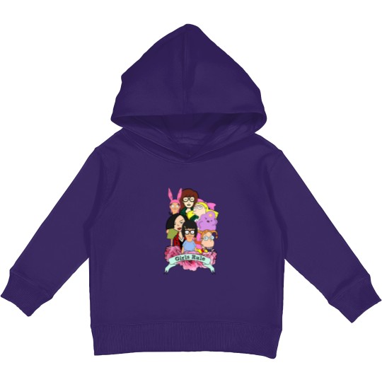 Discover Rule the Cool: 90's Girls Rule Cartoon Kids Pullover Hoodies