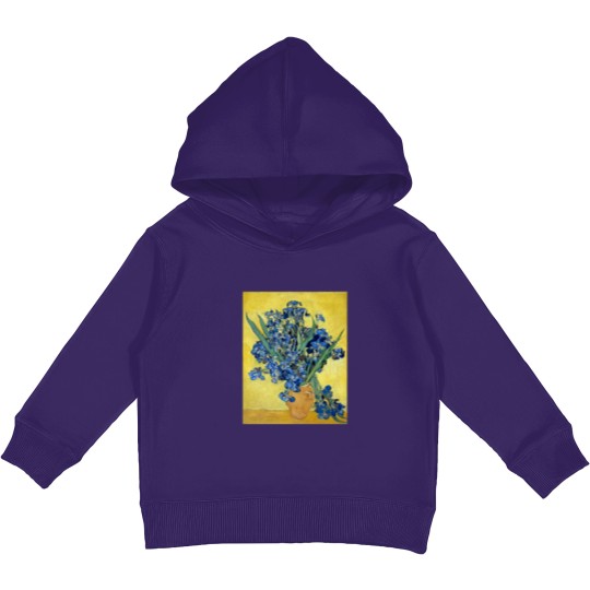 Discover Vincent van Gogh Irises Kids Pullover Hoodies