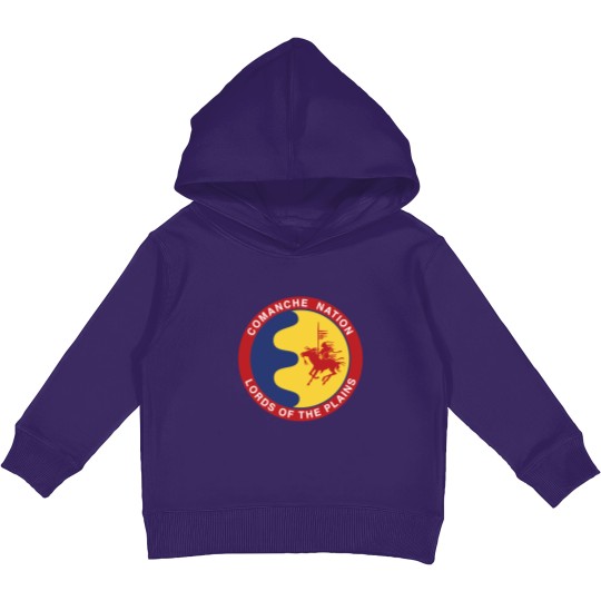 Discover Comanche Nation Seal Lords Of The Plains Kids Pullover Hoodies