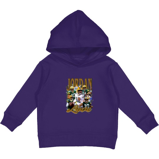 Discover Vintage 90s Graphic Style Jordan Love Kids Pullover Hoodies, Jordan Love Vintage Kids Pullover Hoodies, American Football Gift