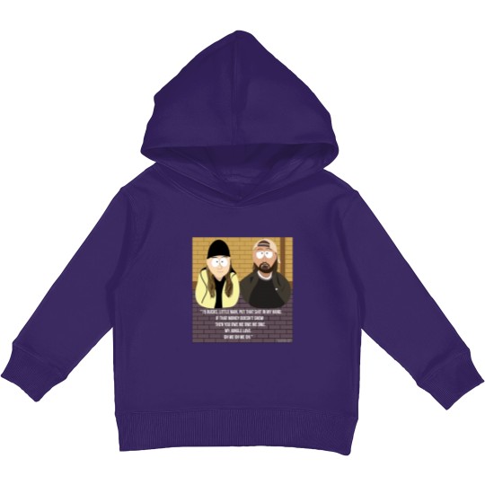 Discover Jay and Silent Bob SouthPark Cartoon Mash-Up Kids Pullover Hoodies