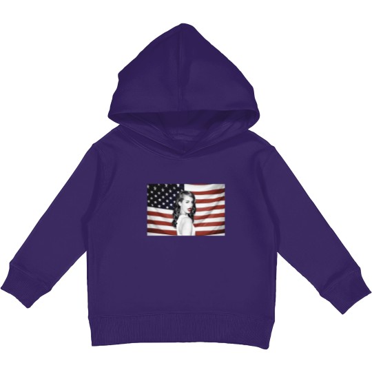 Discover Lana Del Rey American Flag Hipster Dope Mens Kids Pullover Hoodies