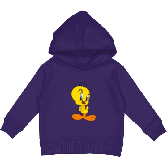 Discover Vintage 90s Warner Bros Tweety Bird Kids Pullover Hoodies XL White Crewneck