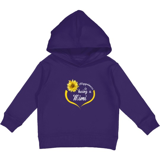 Discover Mimi Gift Happiness Is Being A Mimi Kids Pullover Hoodies