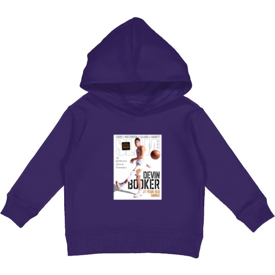 Discover Devin Booker SLAM Poster Kids Pullover Hoodies, Devin Booker Magazine Kids Pullover Hoodies