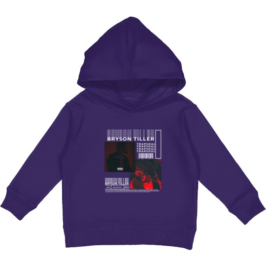 Discover Bryson Tiller Music Album Kids Pullover Hoodies, Merch Vintage Trapsoul For Lovers Rapper Kids Pullover Hoodies