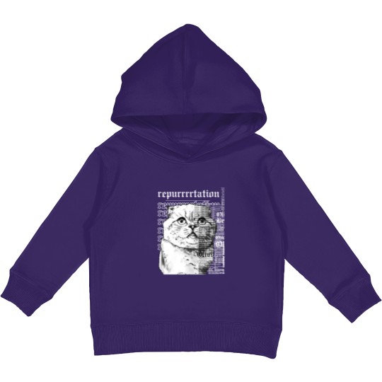 Discover Vintage Reputation Cat Kids Pullover Hoodies, Reputation Karma Kids Pullover Hoodies