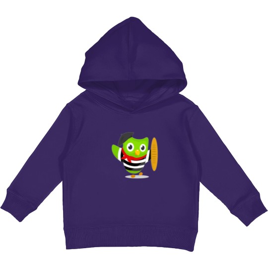 Discover Duolingo owl Kids Pullover Hoodies