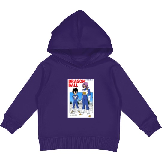 Discover DBZ Vegeta & Trunks Manga Cover Kids Pullover Hoodies