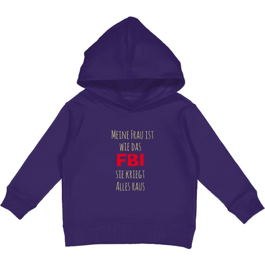 Discover Women and the FBI Kids Pullover Hoodies