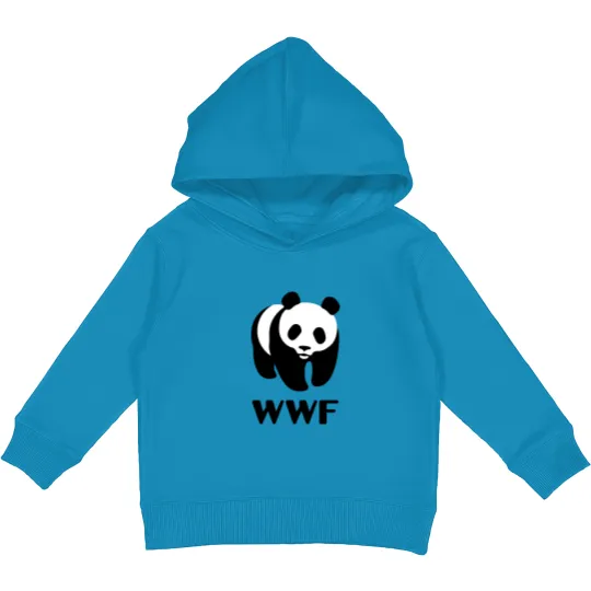 Discover World Wildlife Fund (WWF) logo Kids Pullover Hoodies