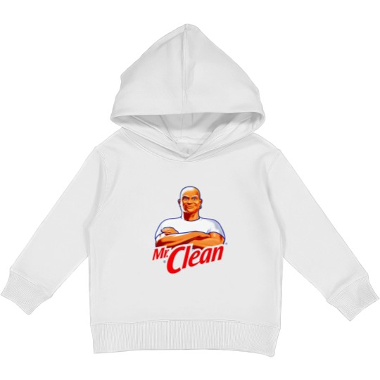 Discover Mr Clean Logo Cleaning Product Fan Kids Pullover Hoodies