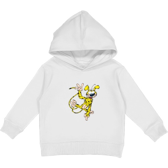 Discover Marsupilami waving Kids Pullover Hoodies