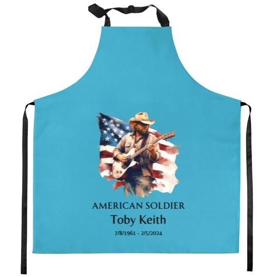 Discover Toby Keith American soldier Kitchen Aprons