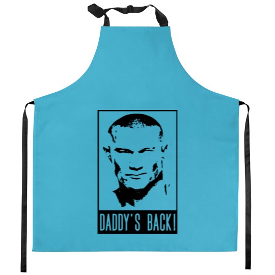 Discover Randy Orton Kitchen Aprons Wrestling Entertainment The Viper Randy Orton Daddy's Back Kitchen Aprons