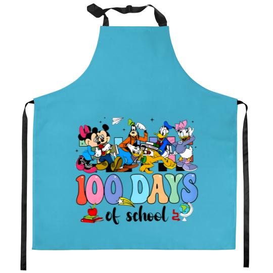 Discover 100th Day of School Kitchen Aprons for Teachers, 100 Days Teacher Kitchen Aprons