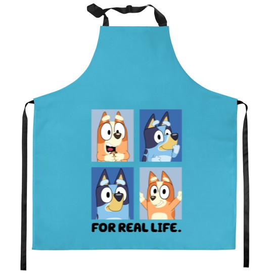 Discover BlueyDad For A Real Life Kitchen Aprons | BlueyDad And Bingo Kitchen Aprons