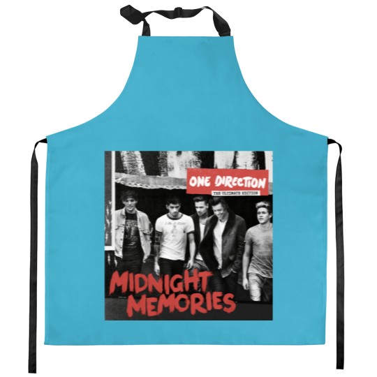 Discover One Direction Midnight Memories Kitchen Apron - Classic Black Style