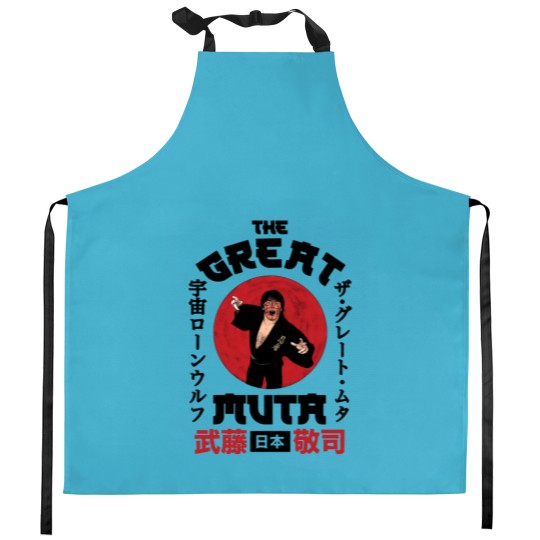 Discover The Great Muta - Portrait Kitchen Aprons