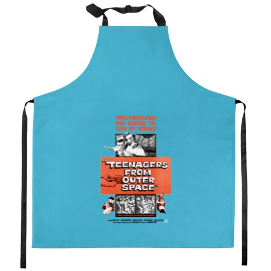 Discover Teenagers From Outer Space Kitchen Aprons