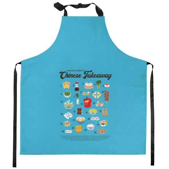Discover Chinese Takeaway Guide Graphic Kitchen Aprons