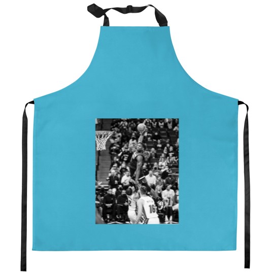 Discover Anthony Edwards - Dunk Of The Year - Black/White Classic Kitchen Aprons