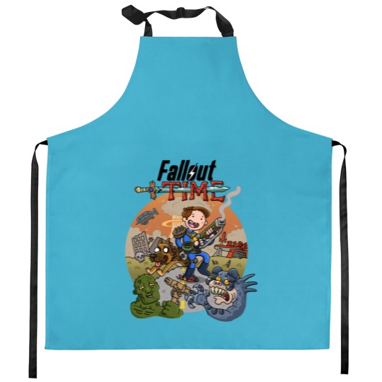 Discover Fallout X Adventure Time Kitchen Aprons