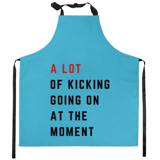 Discover Funny Maternity Kitchen Apron - A Lot Going On at the Moment