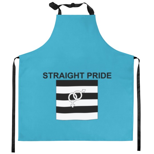 Discover Straight Pride Kitchen Aprons Gender Symbols Men & Woman