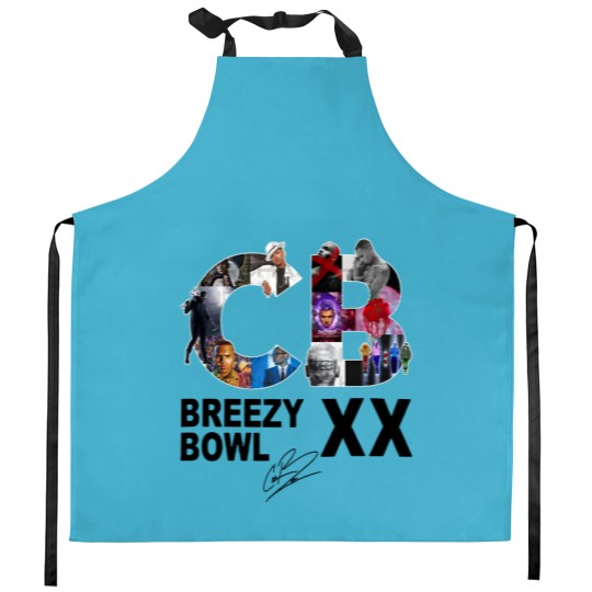 Discover Breezy Bowl XX Kitchen Aprons, Chris Brown Breezy Bowl XX Tour Kitchen Aprons